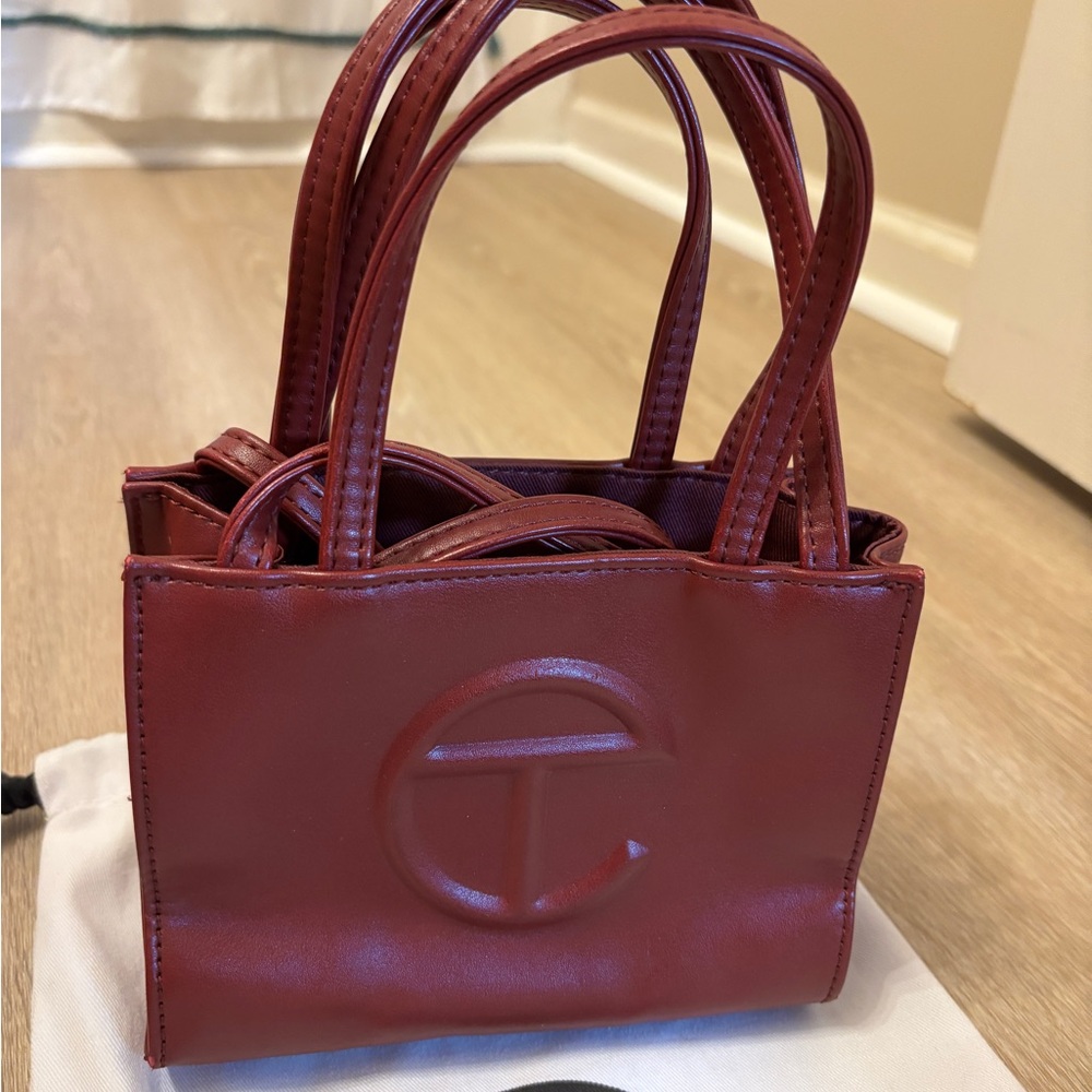 Telfar Mini Bag in Rich Burgundy
